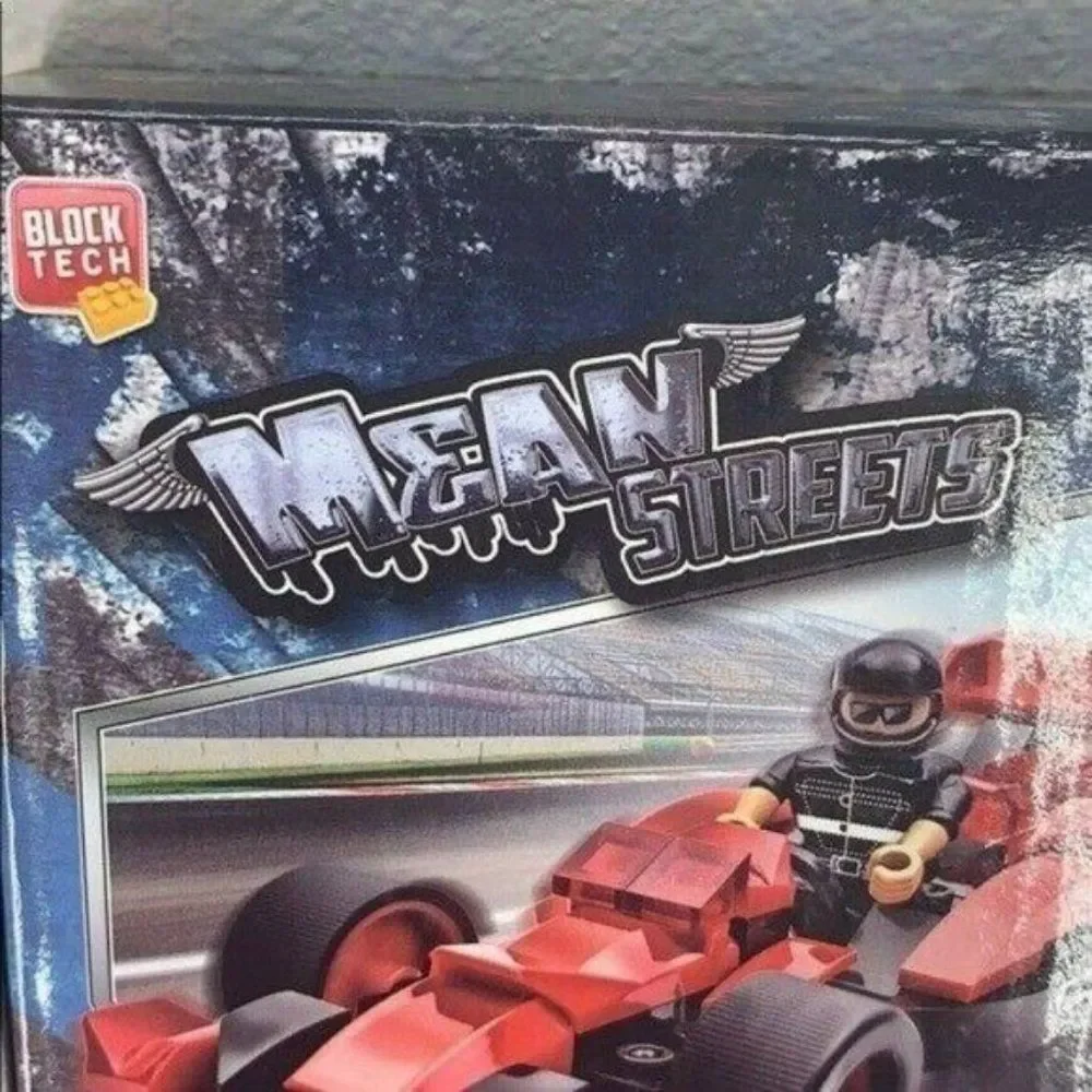Block Tech Mean Streets Red Fury‎ 109 Pc Blocks Set Building